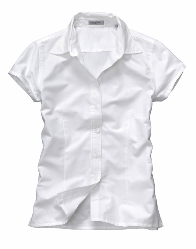 y35070.jpg Женская яхтенная рубашка с коротким рукавом OXFORD SHIRT WOMENS SS - Henri Lloyd - Y35070
